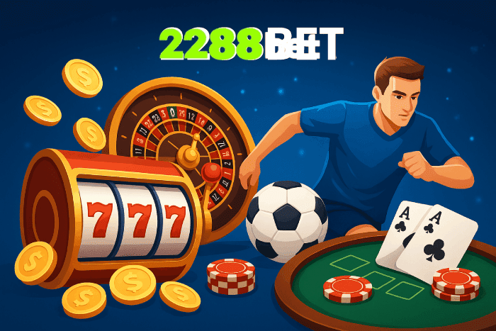 Jogos e bônus no Cassino 2288BET