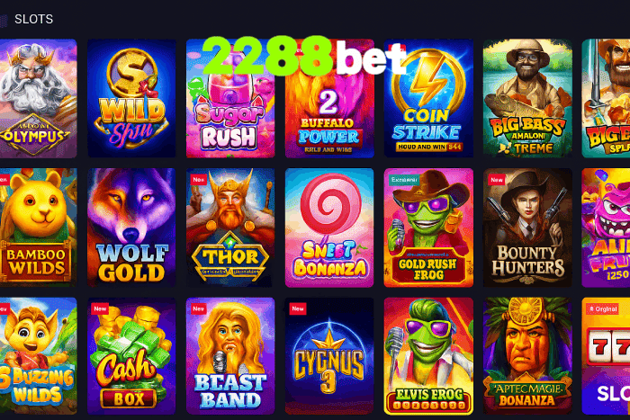 Slots populares Cassino 2288BET bônus e diversão